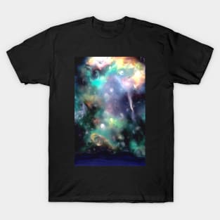 starry night nebula stars sky T-Shirt